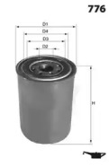 LUCAS FILTERS lfos117 -  Масляный фильтр